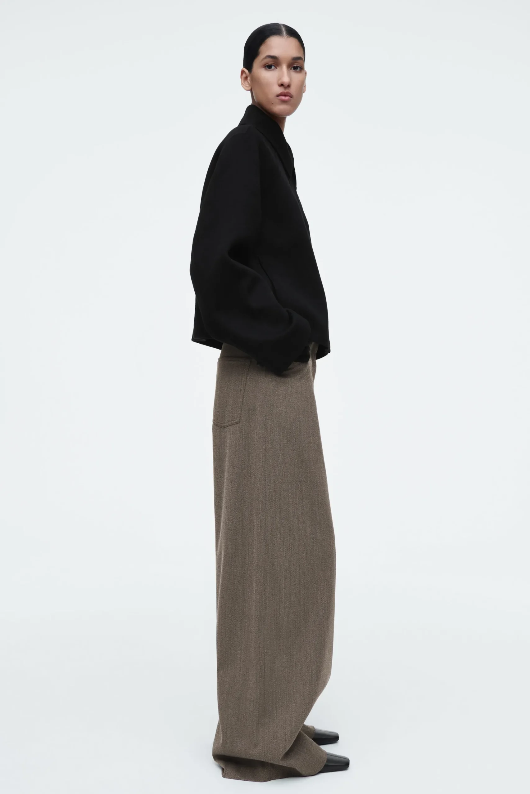 Damen COS Mäntel & Jacken*KURZE JACKE AUS DOUBLEFACE-WOLLE