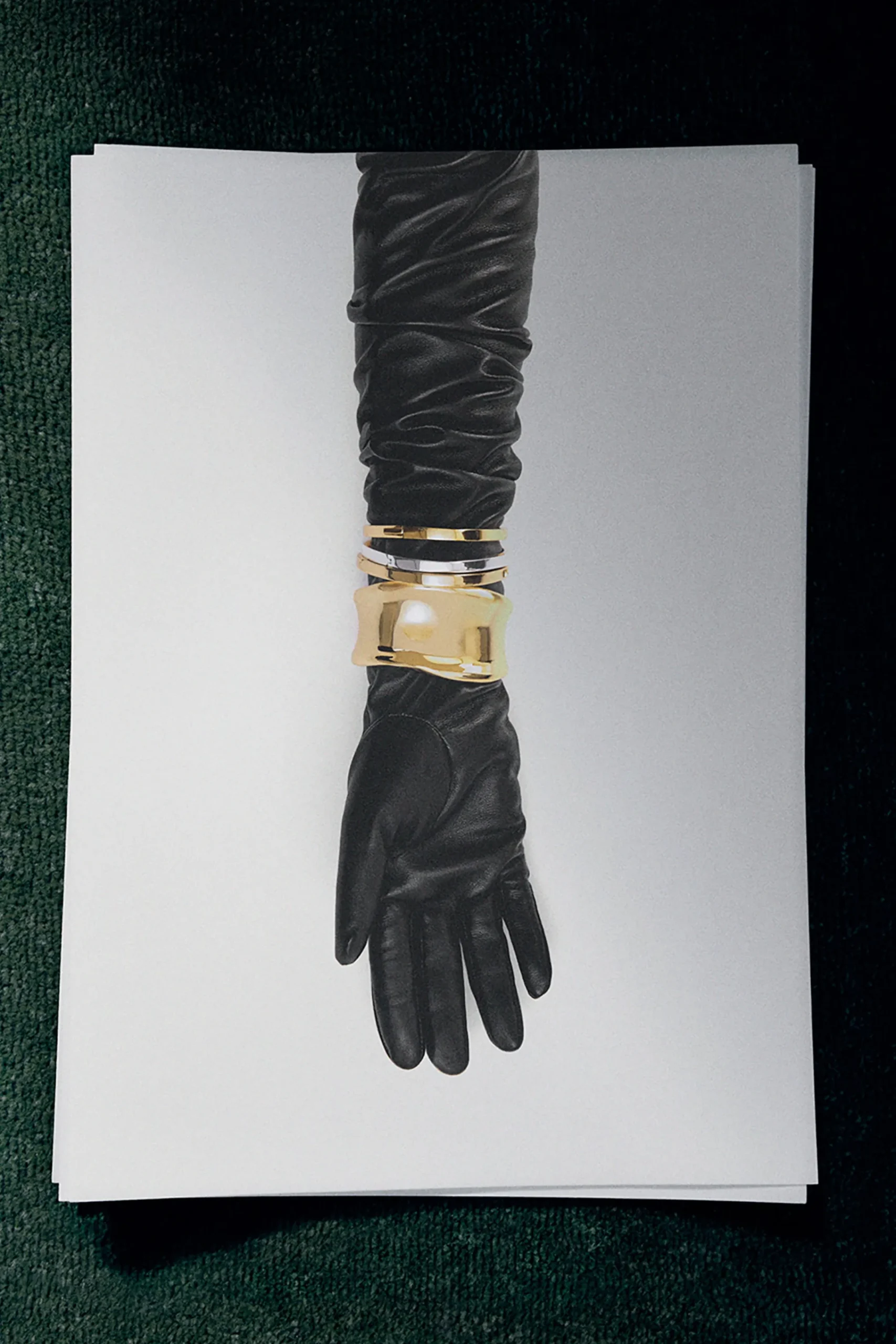 Damen COS Mützen, Schals & Handschuhe*LANGE LEDERHANDSCHUHE