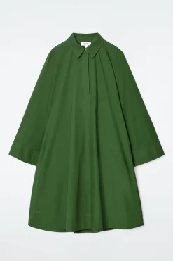 Damen COS Kleider*LANGÄRMLIGES HEMDKLEID IN A-LINIE