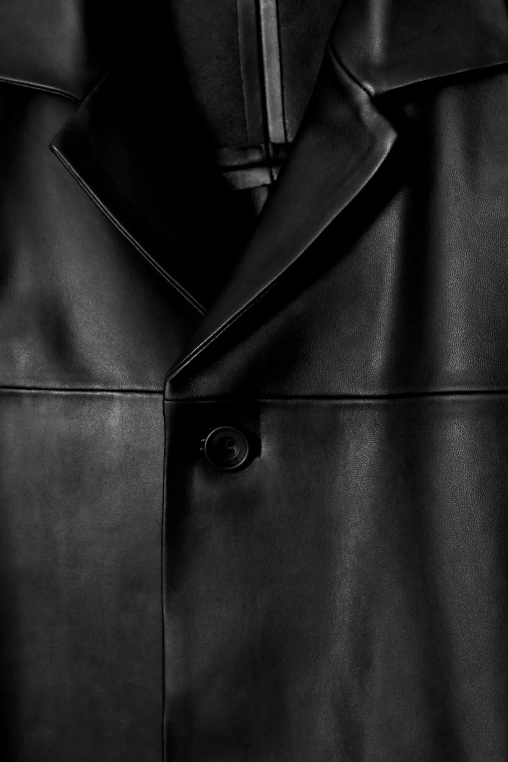 Herren COS Mäntel & Jacken*LEDERJACKE MIT REVERSKRAGEN