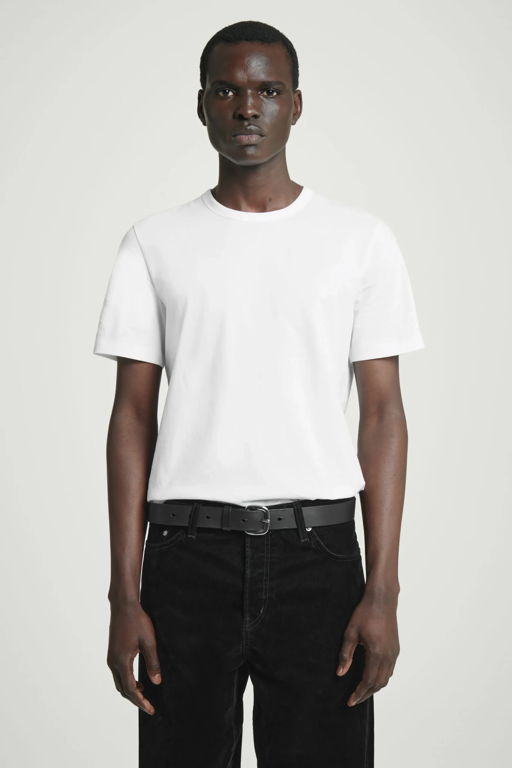 Herren COS T-Shirts & Tanktops*LEICHTES T-SHIRT AUS GEBÜRSTETER BAUMWOLLE