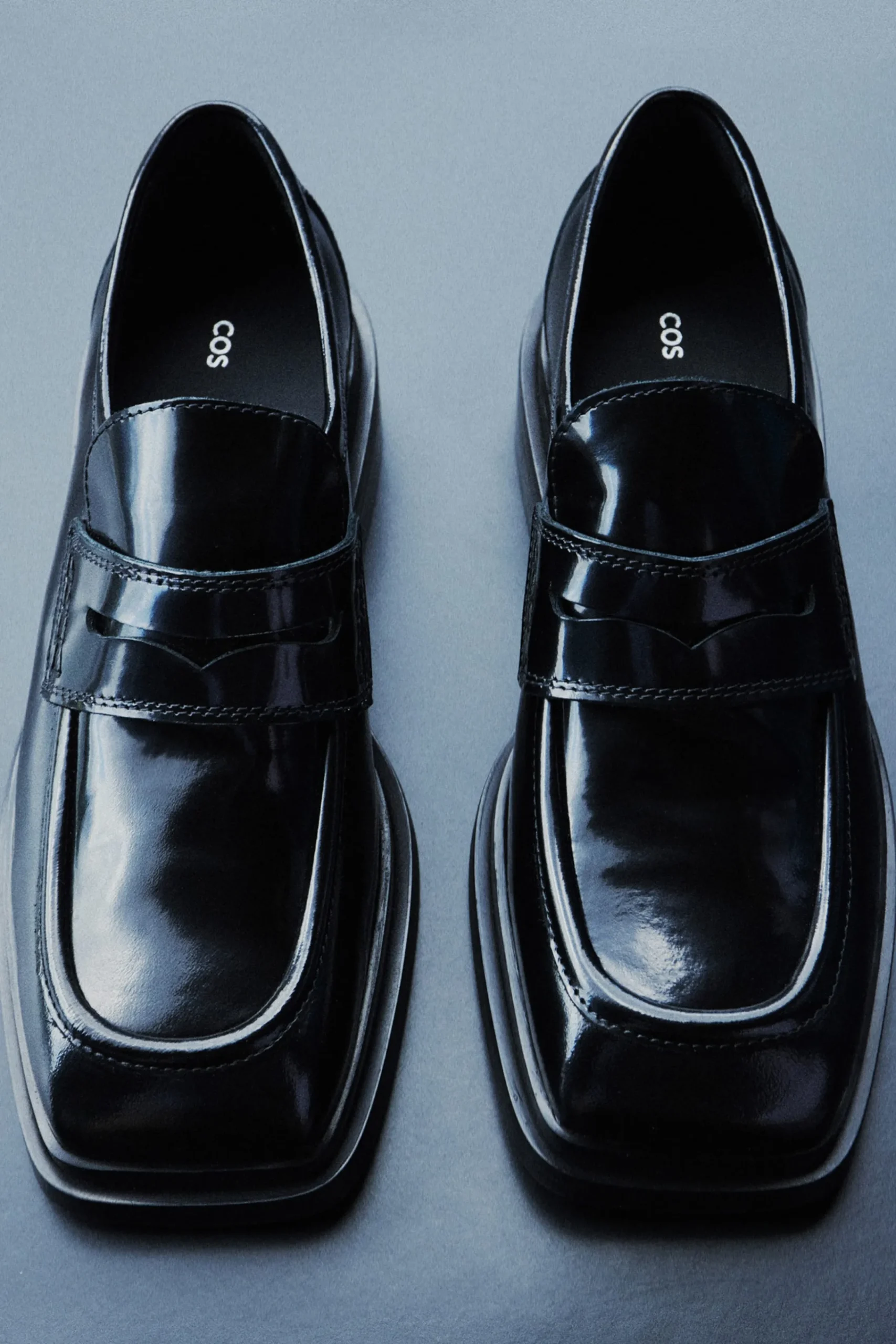 Damen COS Accessoires Aus Leder | Schuhe*LOAFERS AUS LEDER MIT KARREEFÖRMIGER ZEHENPARTIE
