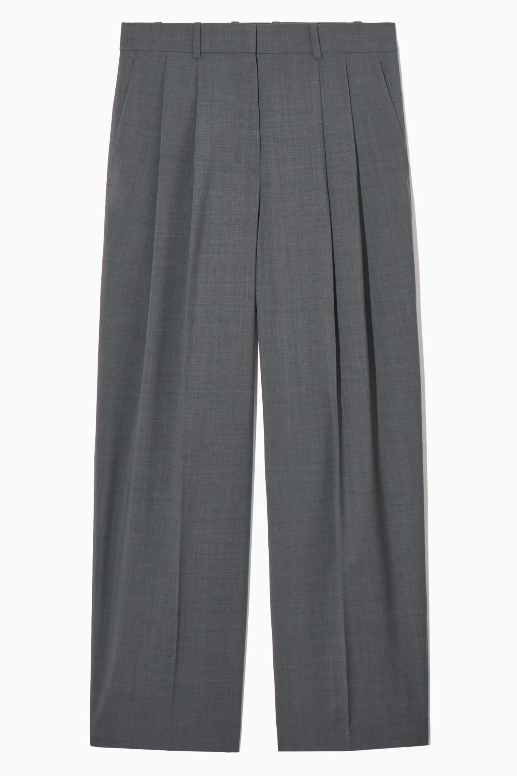 Damen COS Hosen*LOCKERE ELEGANTE WOLLHOSE MIT WEITEM BEIN