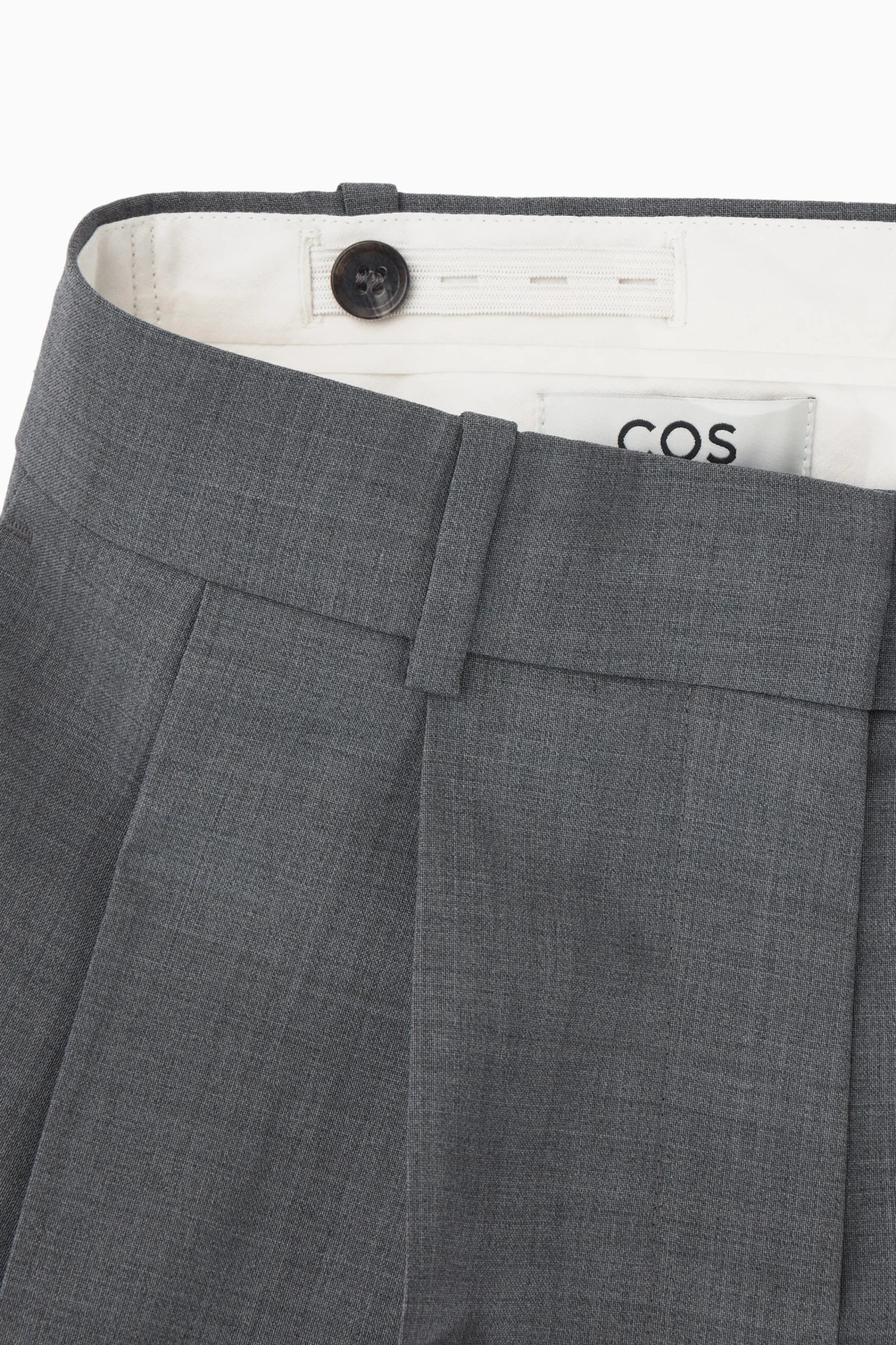 Damen COS Hosen*LOCKERE ELEGANTE WOLLHOSE MIT WEITEM BEIN