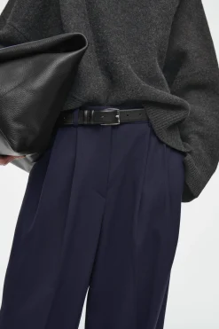 Damen COS Hosen*LOCKERE ELEGANTE WOLLHOSE MIT WEITEM BEIN