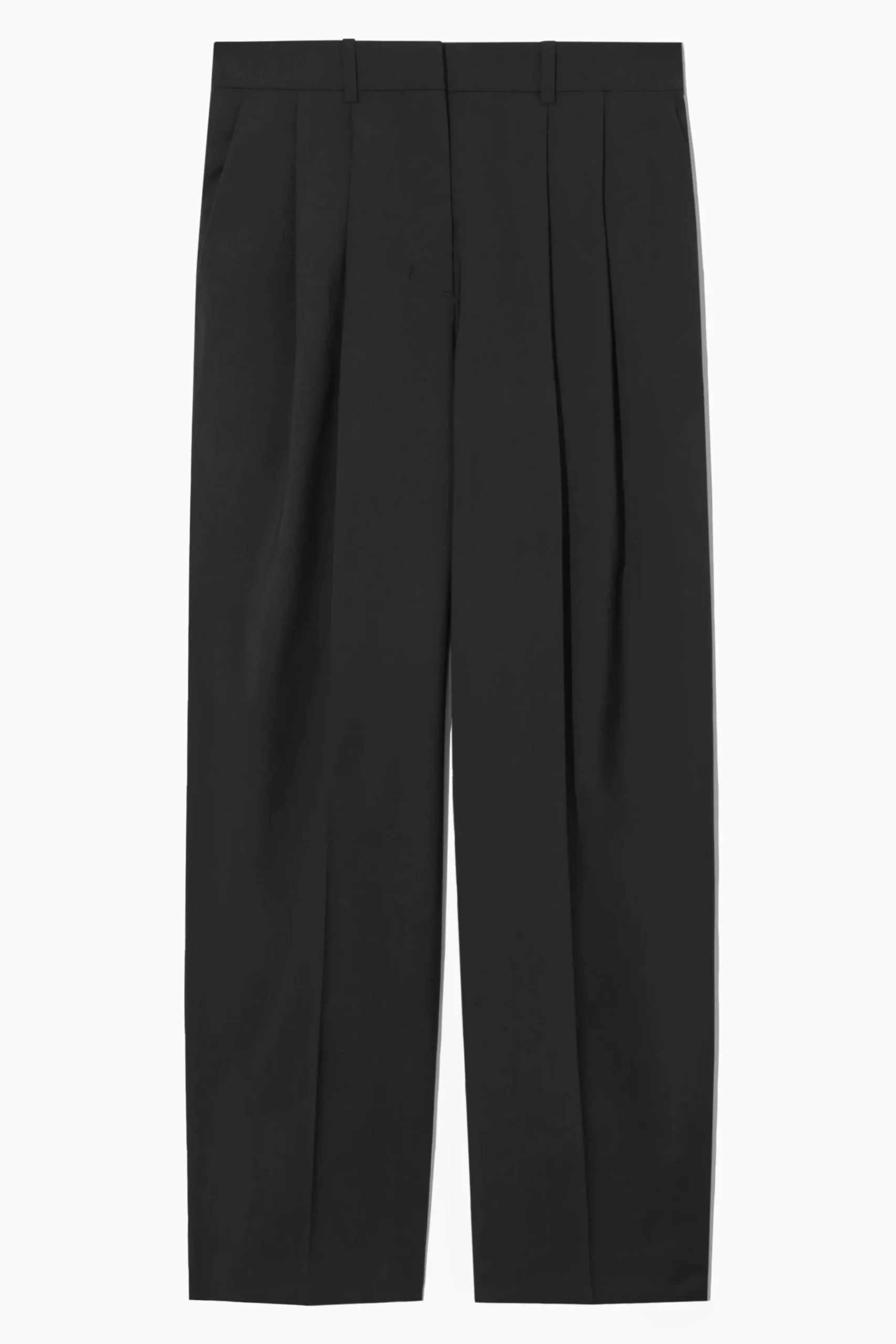Damen COS Hosen*LOCKERE ELEGANTE WOLLHOSE MIT WEITEM BEIN