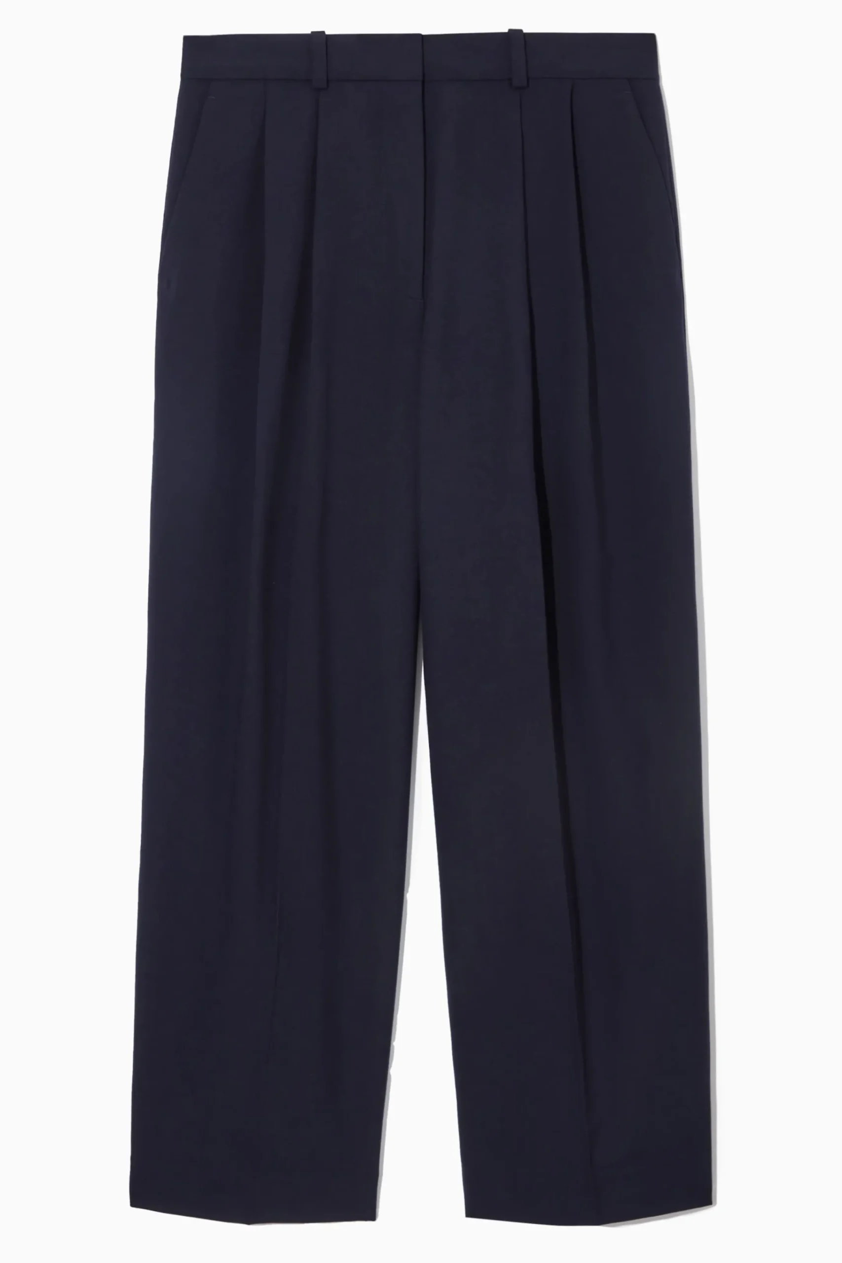Damen COS Hosen*LOCKERE ELEGANTE WOLLHOSE MIT WEITEM BEIN