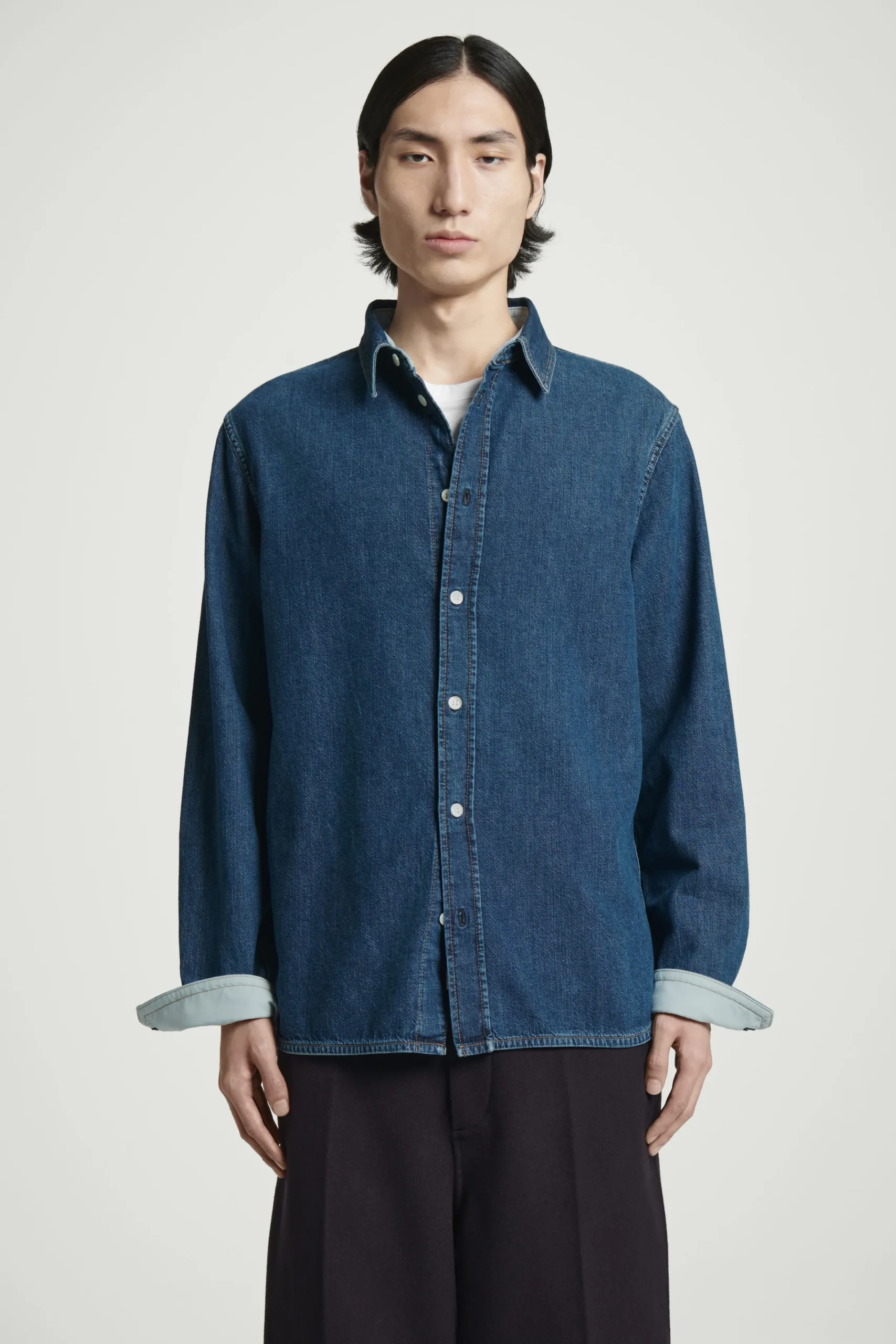Herren COS Hemden*LOCKERE HEMDJACKE AUS DENIM