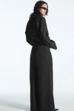Damen COS Hosen*LOCKERE HOSE AUS LEINEN-MIX MIT WEITEM BEIN
