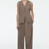 Damen COS Hosen*LOCKERE HOSE AUS TWILL MIT WEITEM BEIN