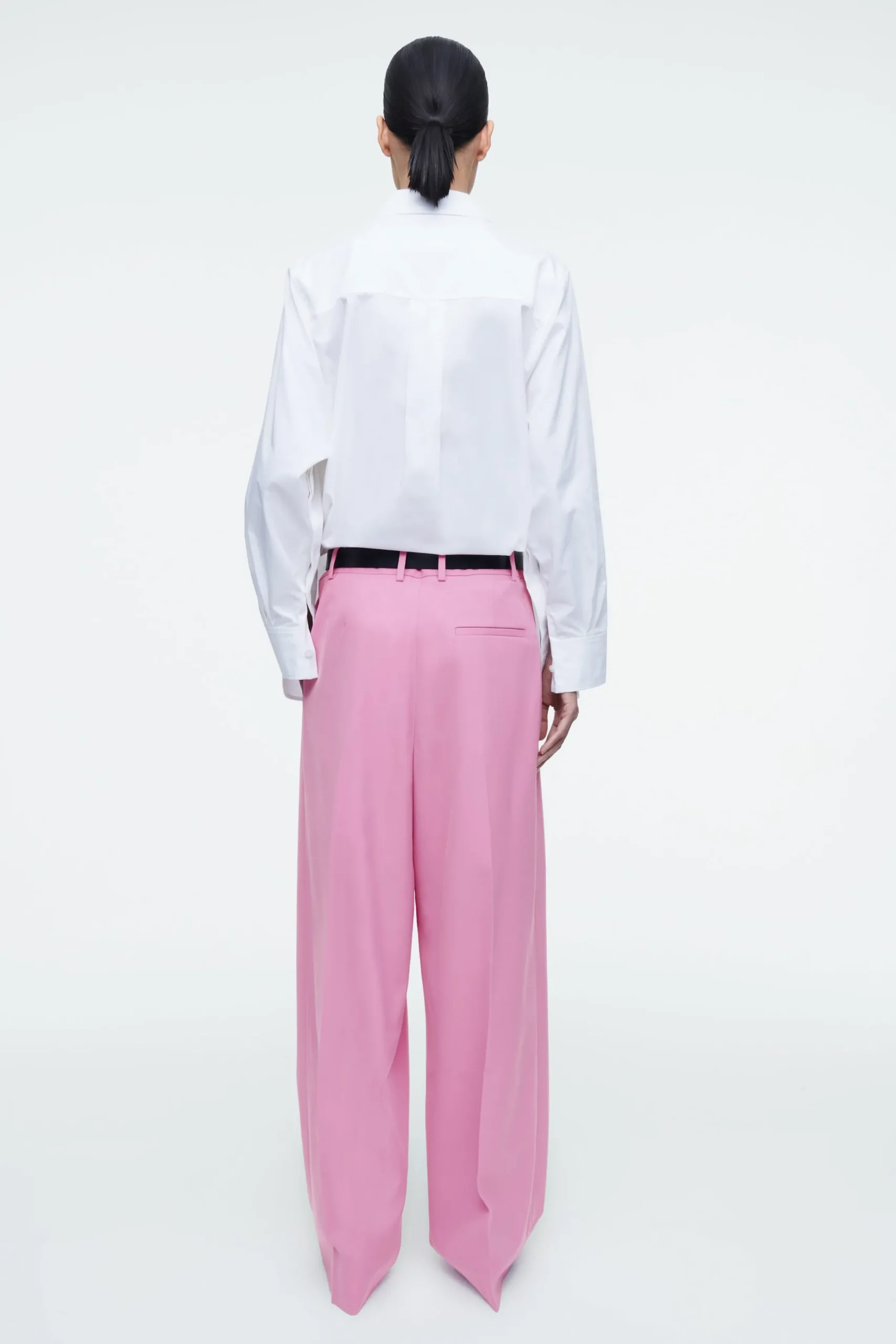 Damen COS Hosen*LOCKERE HOSE AUS TWILL MIT WEITEM BEIN