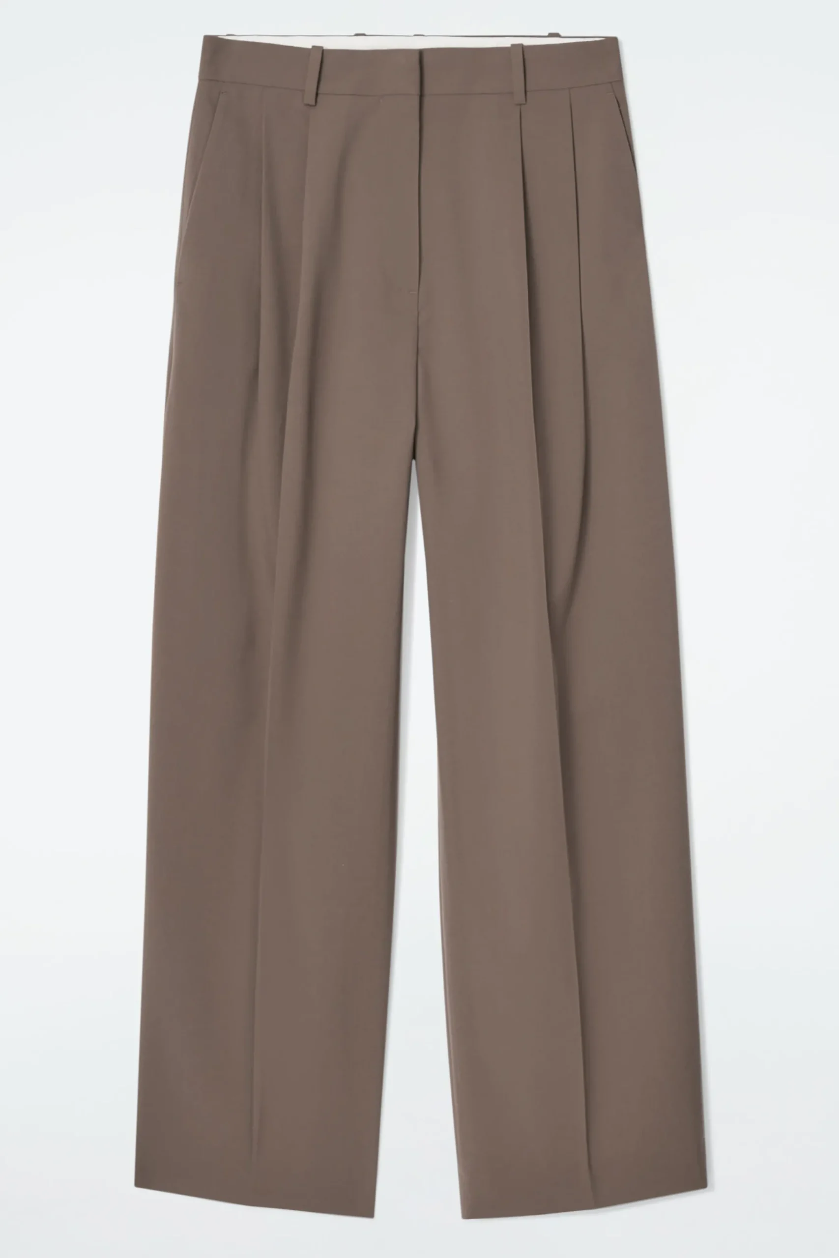 Damen COS Hosen*LOCKERE HOSE AUS TWILL MIT WEITEM BEIN