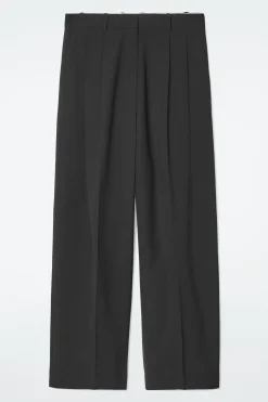 Damen COS Hosen*LOCKERE HOSE AUS TWILL MIT WEITEM BEIN