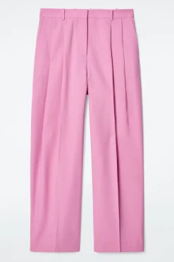 Damen COS Hosen*LOCKERE HOSE AUS TWILL MIT WEITEM BEIN