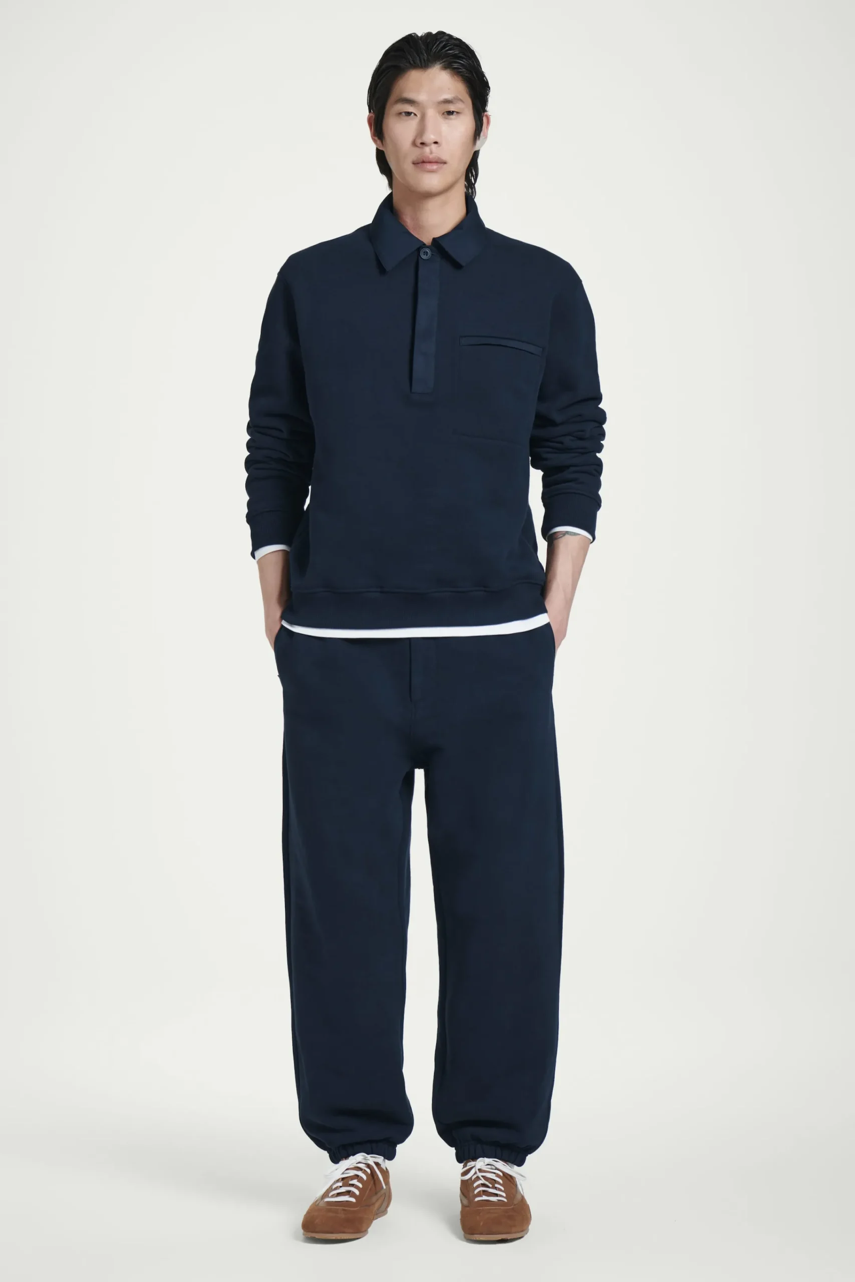 Herren COS Hosen*LOCKERE JOGGINGHOSE MIT KONTRASTPARTIEN