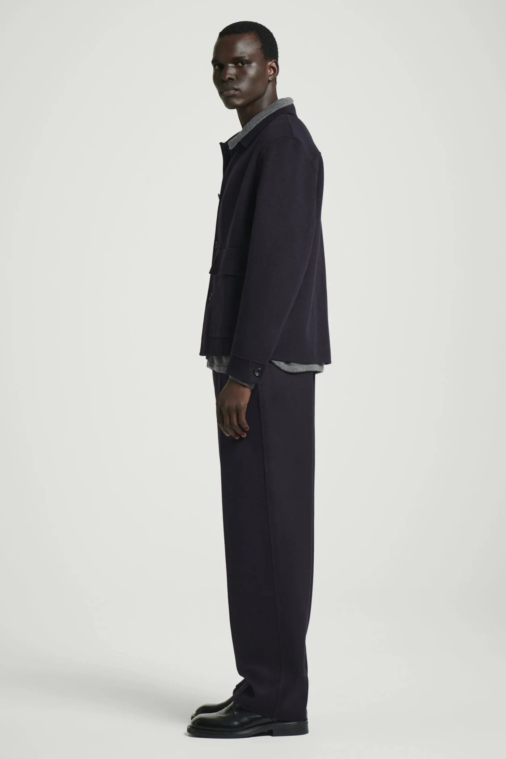 Herren COS Hosen*LOCKERE WOLLHOSE AUS DOUBLEFACE-MATERIAL