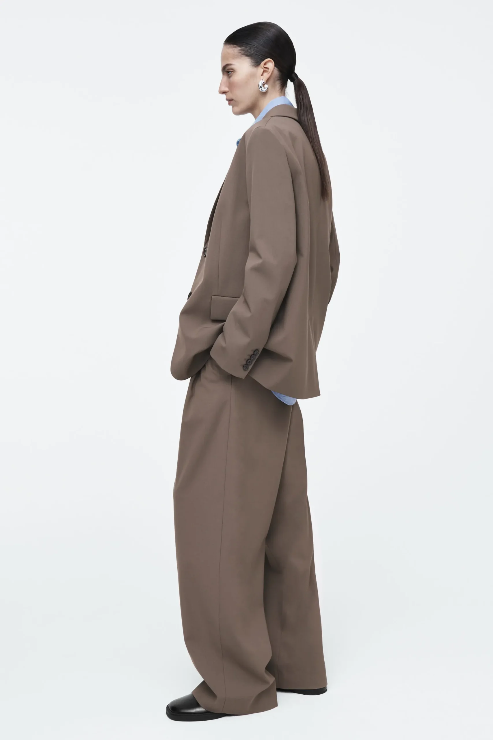 Damen COS Mäntel & Jacken*LOCKERER EINREIHIGER BLAZER AUS WOLL-MIX