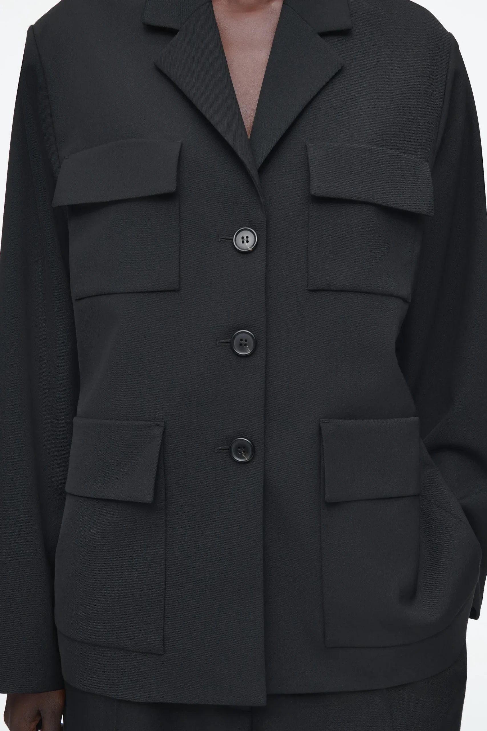 Damen COS Mäntel & Jacken*LOCKERER EINREIHIGER UTILITY-BLAZER