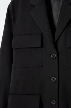 Damen COS Mäntel & Jacken*LOCKERER EINREIHIGER UTILITY-BLAZER