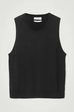 Herren COS T-Shirts & Tanktops | Strickmode*LOCKERER STRICKPULLUNDER AUS SEIDE