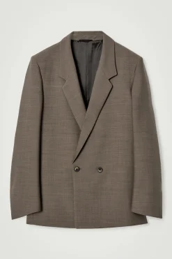 Herren COS Anzüge | Mäntel & Jacken*LOCKERER ZWEIREIHIGER BLAZER AUS WOLL-MIX