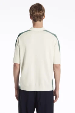 Herren COS Poloshirts*LOCKERES COLOUR-BLOCK-POLOSHIRT AUS BAUMWOLLE