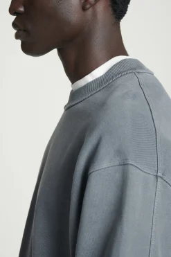 Herren COS Sweatshirts & Kapuzenpullover*LOCKERES SWEATSHIRT AUS VORGEWASCHENER BAUMWOLLE