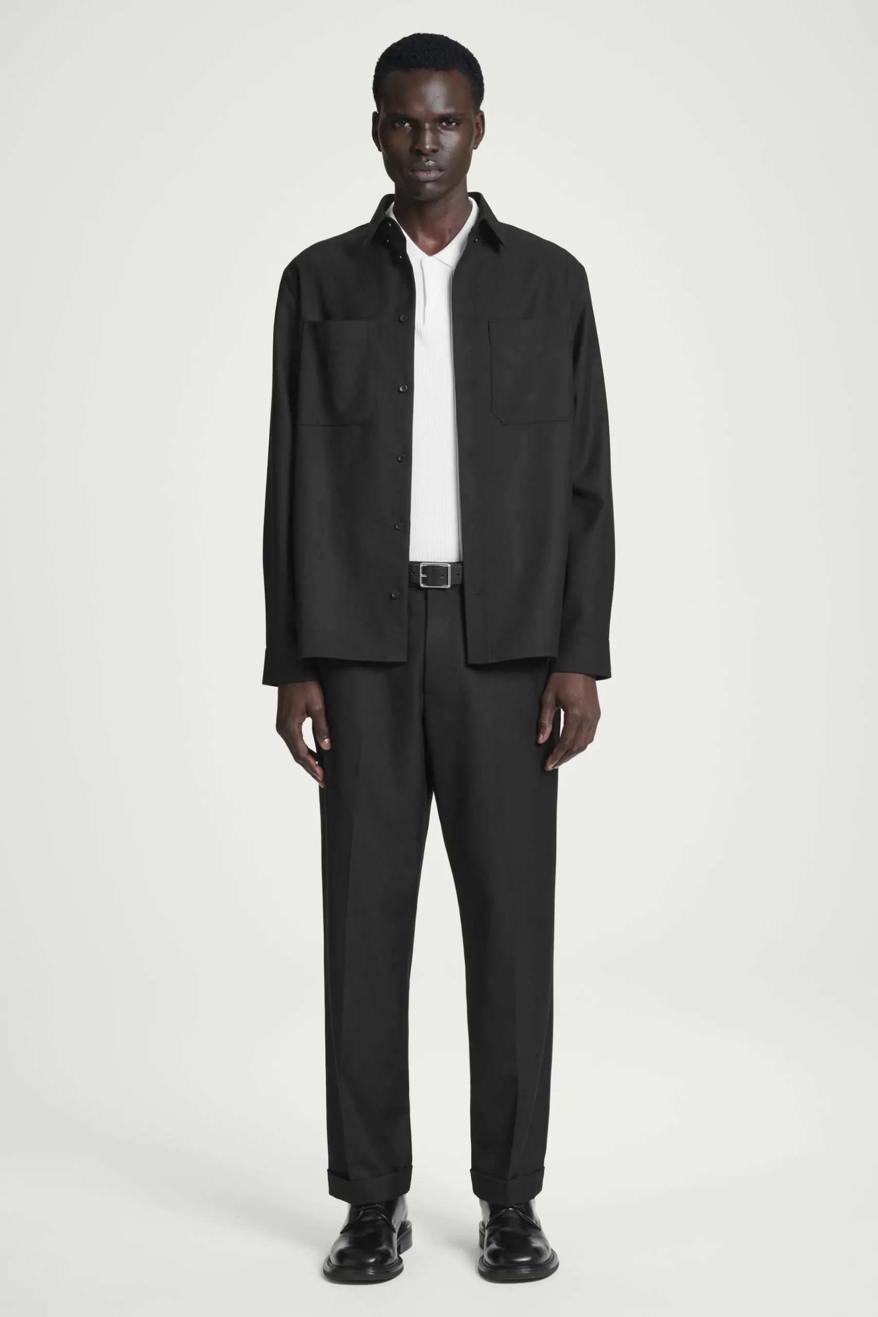 Herren COS Hemden*LOCKERES UTILITY-HEMD AUS WOLL-MIX