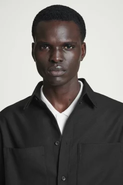 Herren COS Hemden*LOCKERES UTILITY-HEMD AUS WOLL-MIX