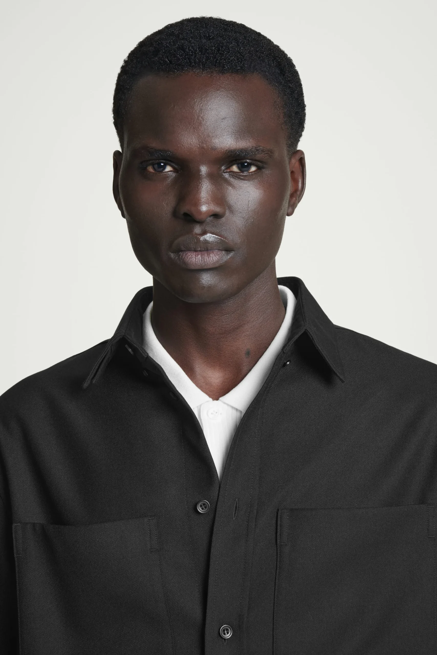 Herren COS Hemden*LOCKERES UTILITY-HEMD AUS WOLL-MIX