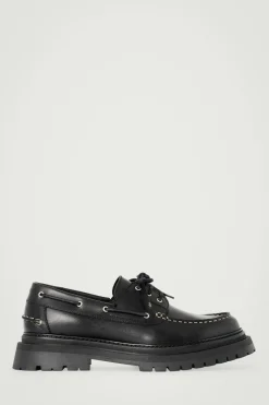 Herren COS Schuhe*MARKANTE BOOTSSCHUHE AUS LEDER