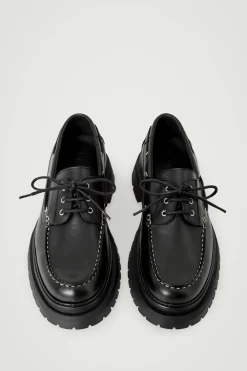 Herren COS Schuhe*MARKANTE BOOTSSCHUHE AUS LEDER