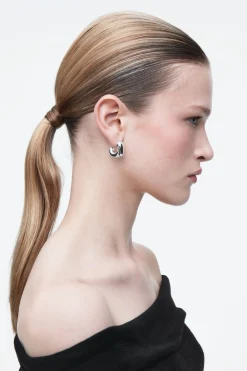 Damen COS Schmuck*MARKANTE ECKIGE MINI-CREOLEN