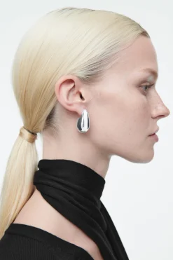 Damen COS Schmuck*MARKANTE OVERSIZED-HÄNGEOHRRINGE