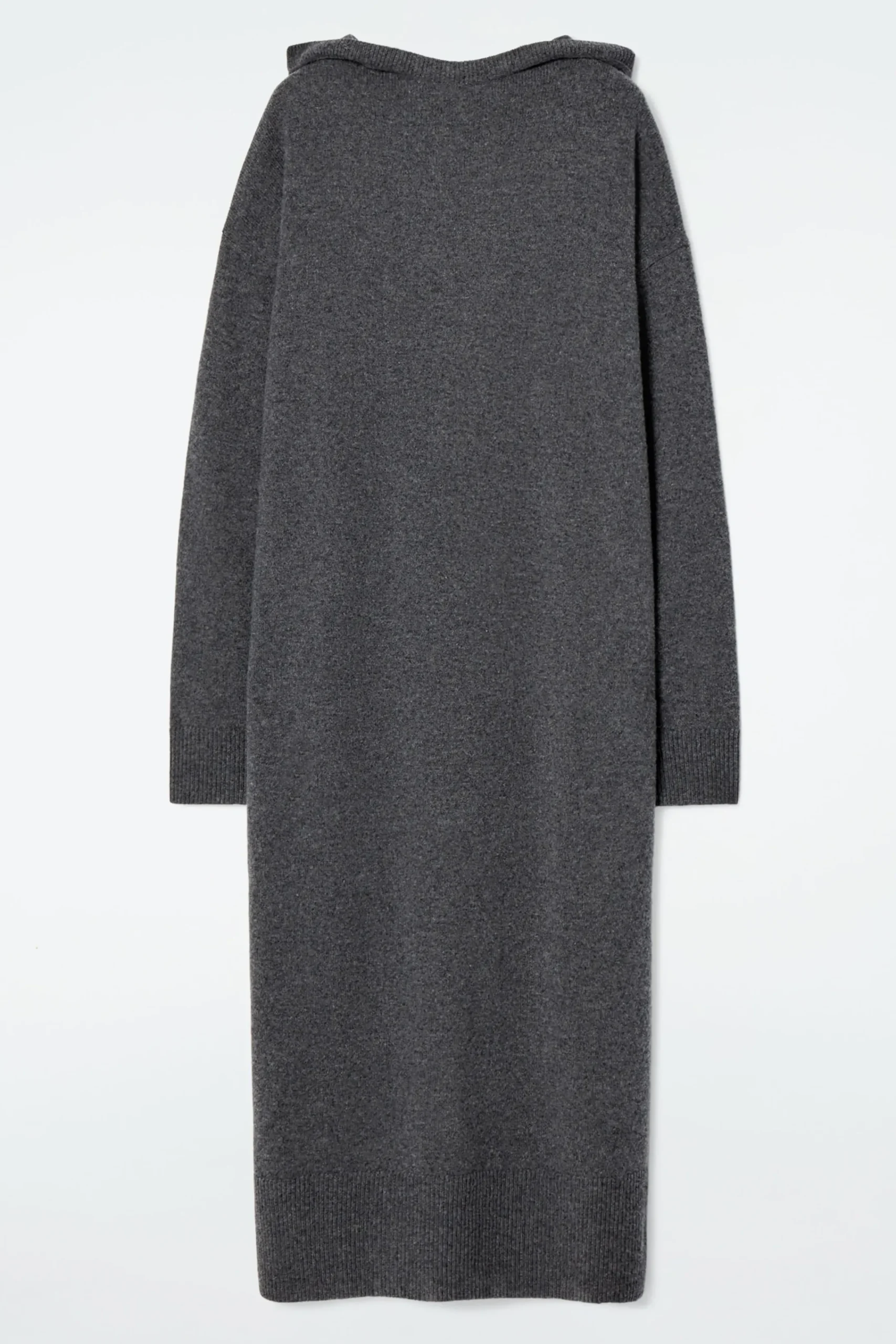 Damen COS Kleider | Strickmode*MAXIKLEID AUS MERINOWOLLE MIT KAPUZE