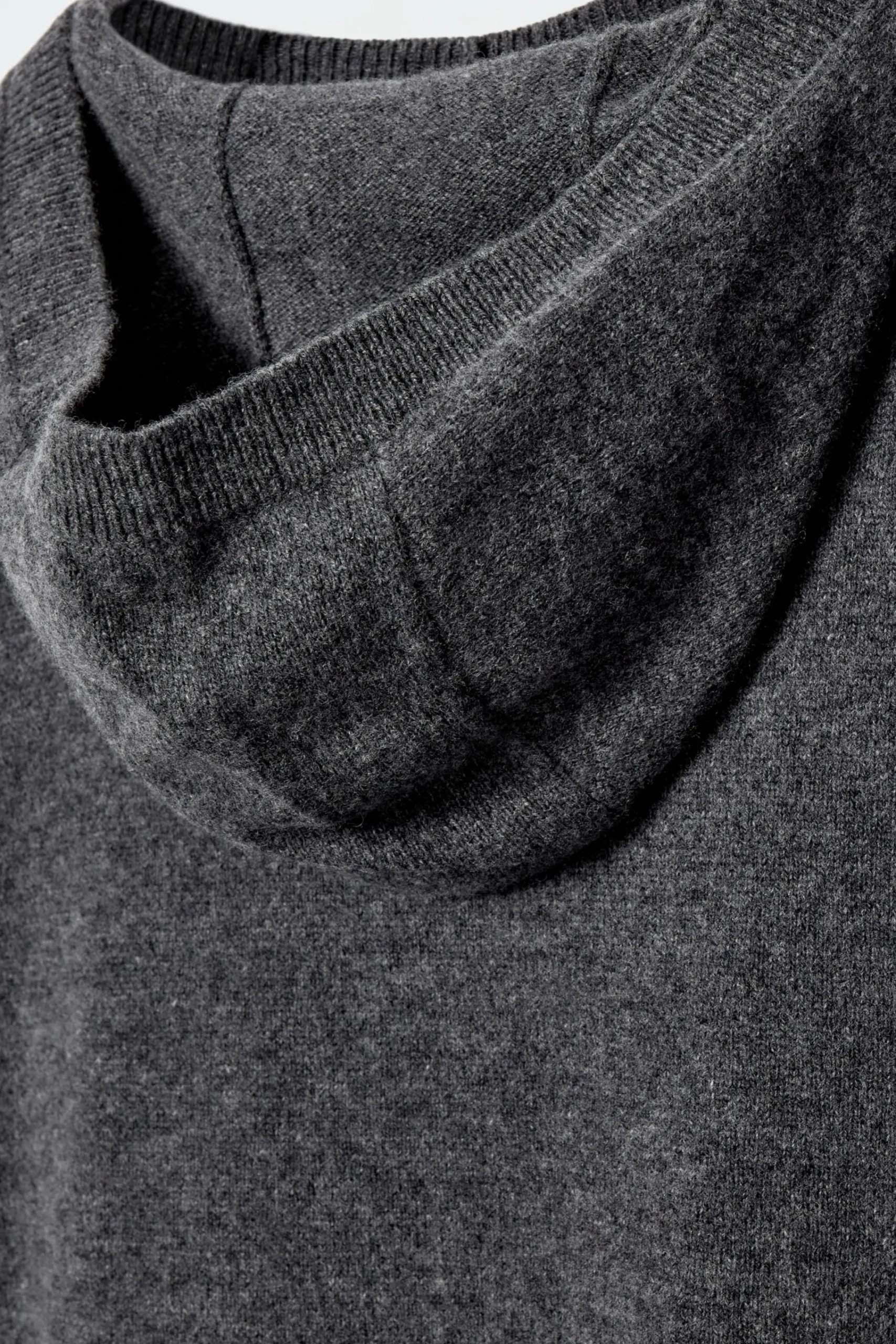 Damen COS Kleider | Strickmode*MAXIKLEID AUS MERINOWOLLE MIT KAPUZE
