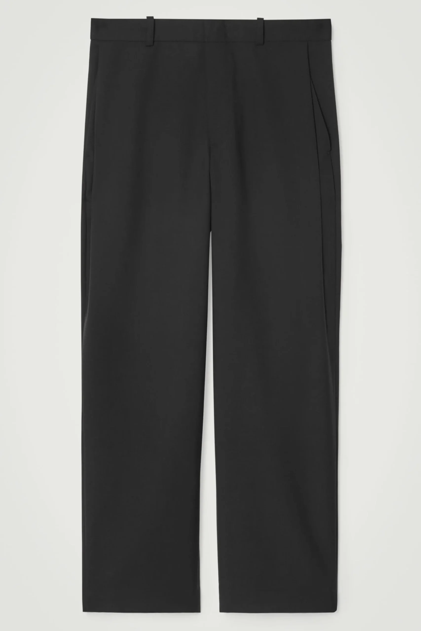 Herren COS Hosen*MELIERTE HOSE AUS WOLL-HOPSACK – WEITES BEIN