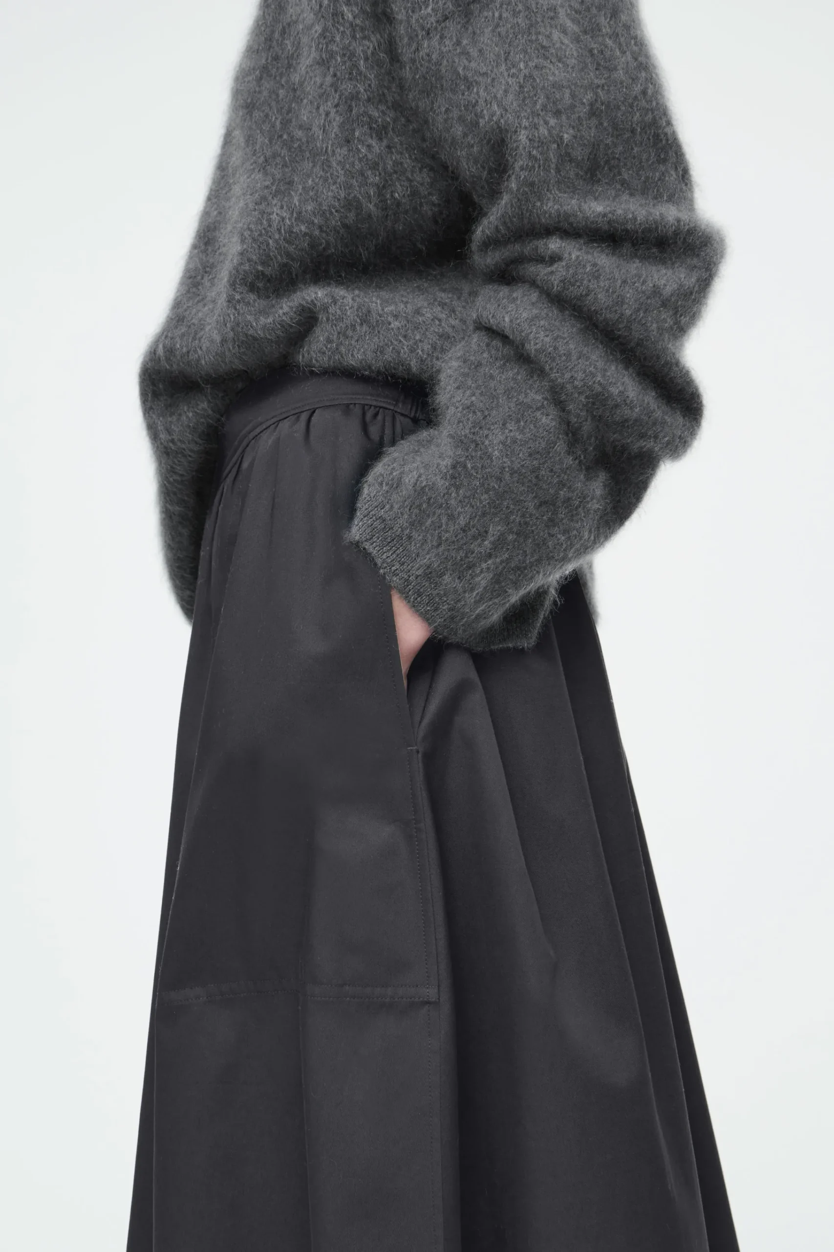 Damen COS Röcke*MIDIROCK MIT ELASTISCHEM BUND