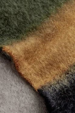 Herren COS Mützen, Schals & Handschuhe*MOHAIRSCHAL IN COLOUR-BLOCK-OPTIK