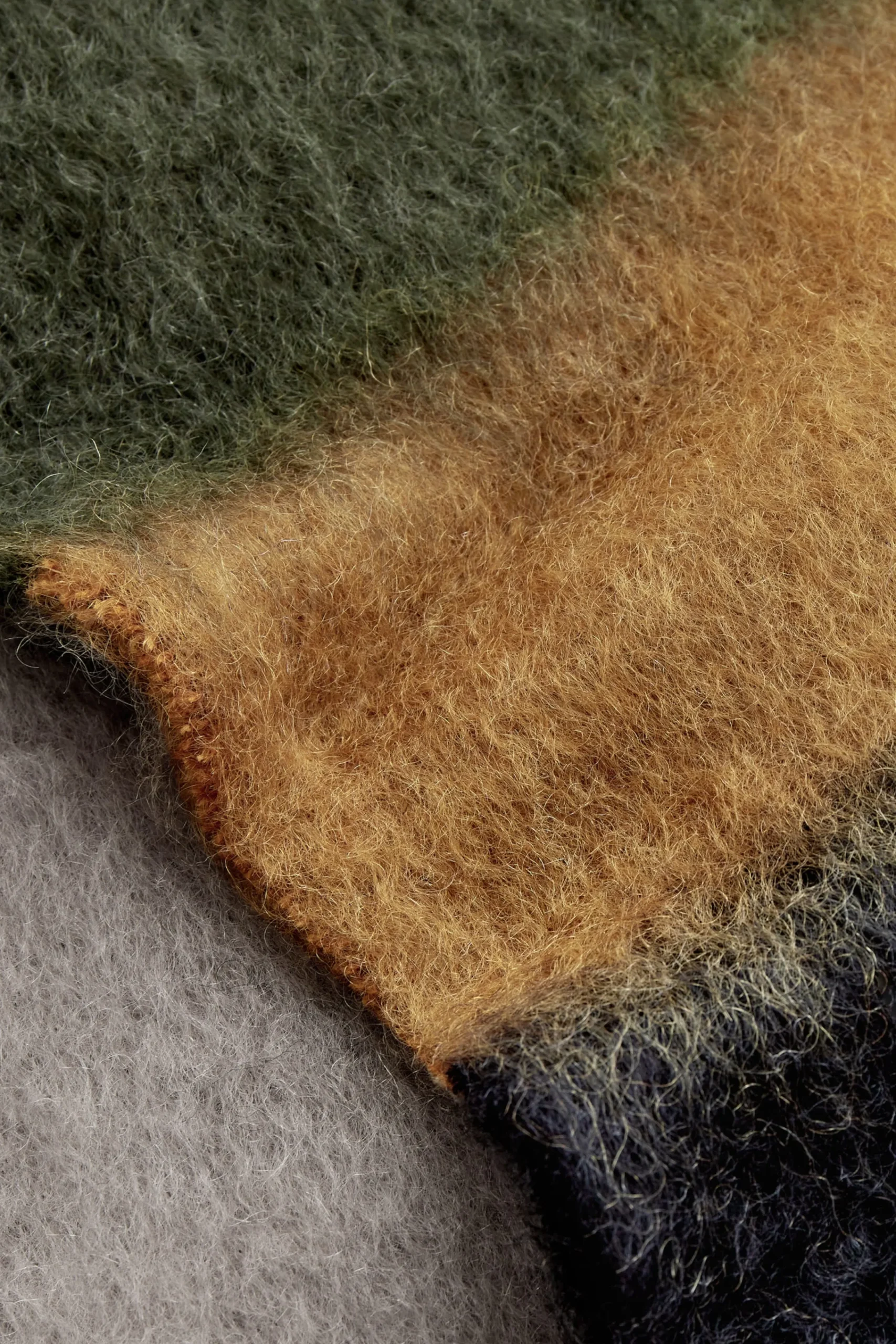 Herren COS Mützen, Schals & Handschuhe*MOHAIRSCHAL IN COLOUR-BLOCK-OPTIK