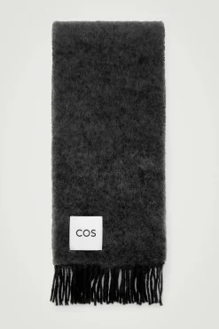 Herren COS Mützen, Schals & Handschuhe*MOHAIRSCHAL MIT FRANSEN