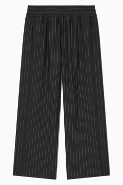Damen COS Hosen*NADELSTREIFENHOSE MIT GERADEM BEIN