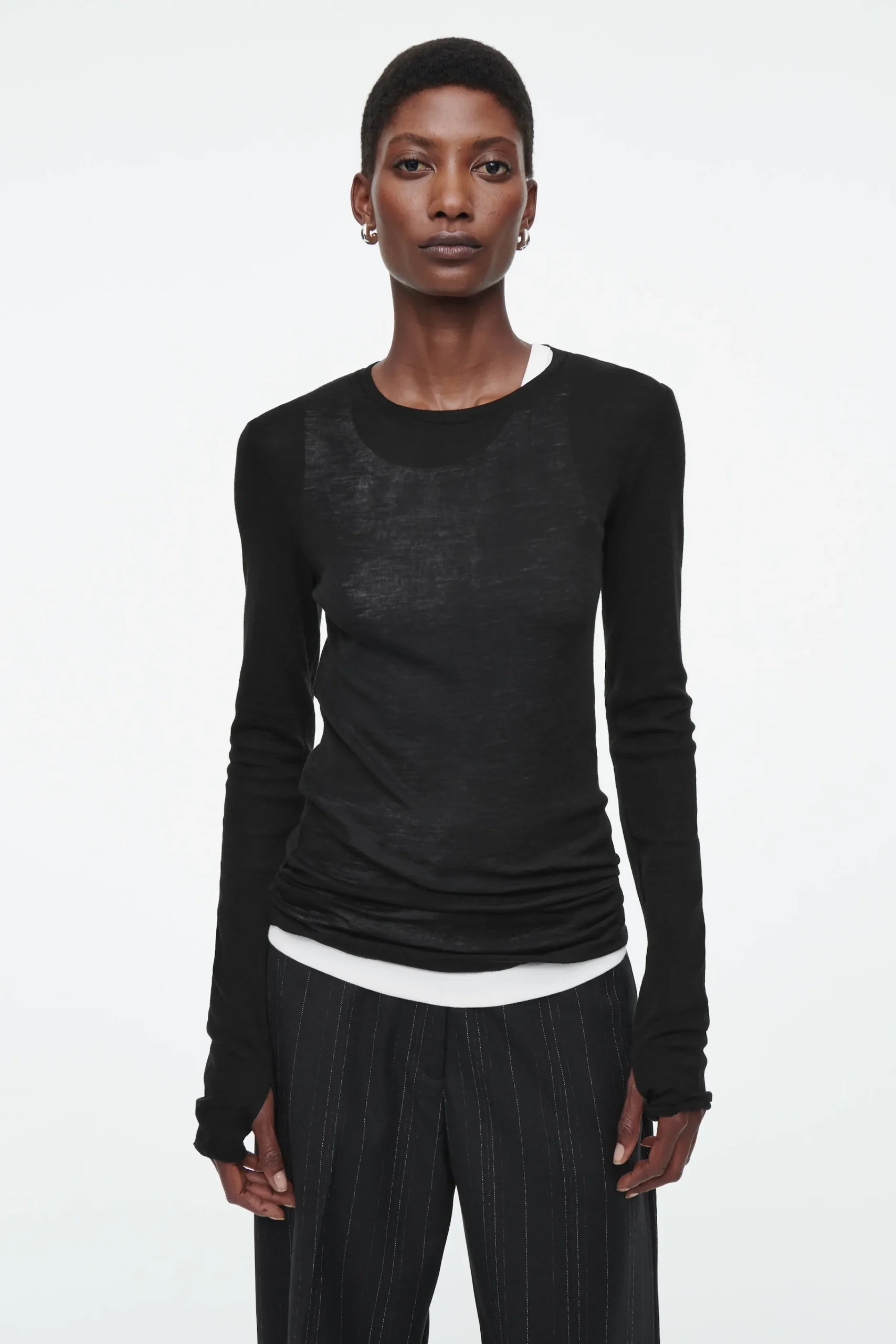 Damen COS Oberteile | Strickmode*OBERTEIL AUS MERINOWOLLE MIT RUNDHALSAUSSCHNITT