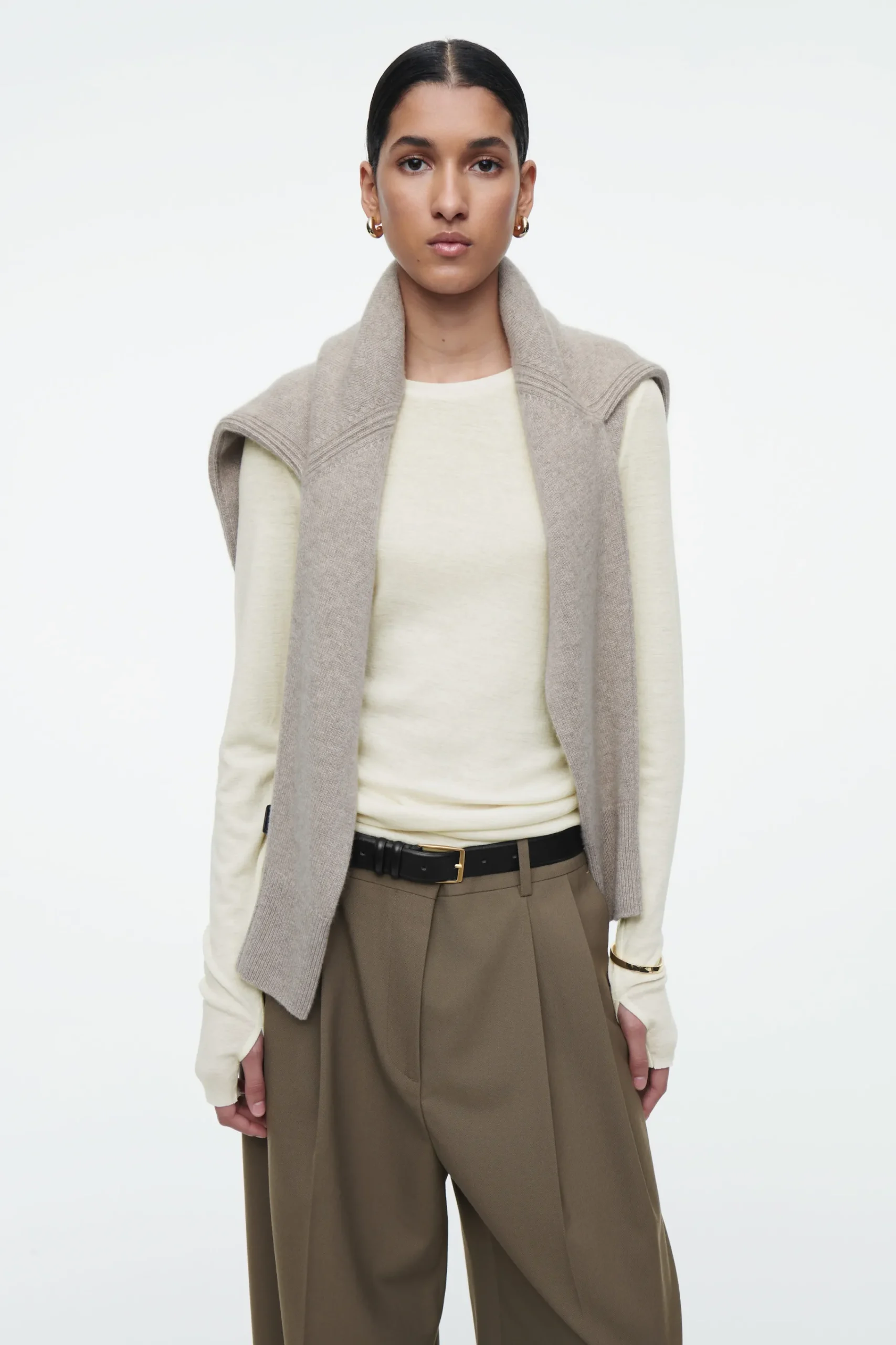 Damen COS Oberteile | Strickmode*OBERTEIL AUS MERINOWOLLE MIT RUNDHALSAUSSCHNITT