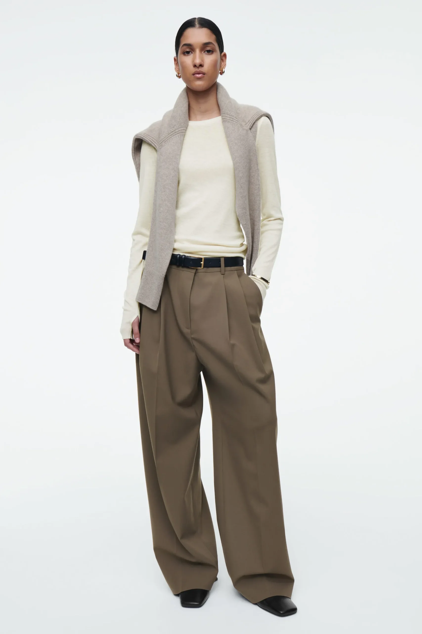 Damen COS Oberteile | Strickmode*OBERTEIL AUS MERINOWOLLE MIT RUNDHALSAUSSCHNITT