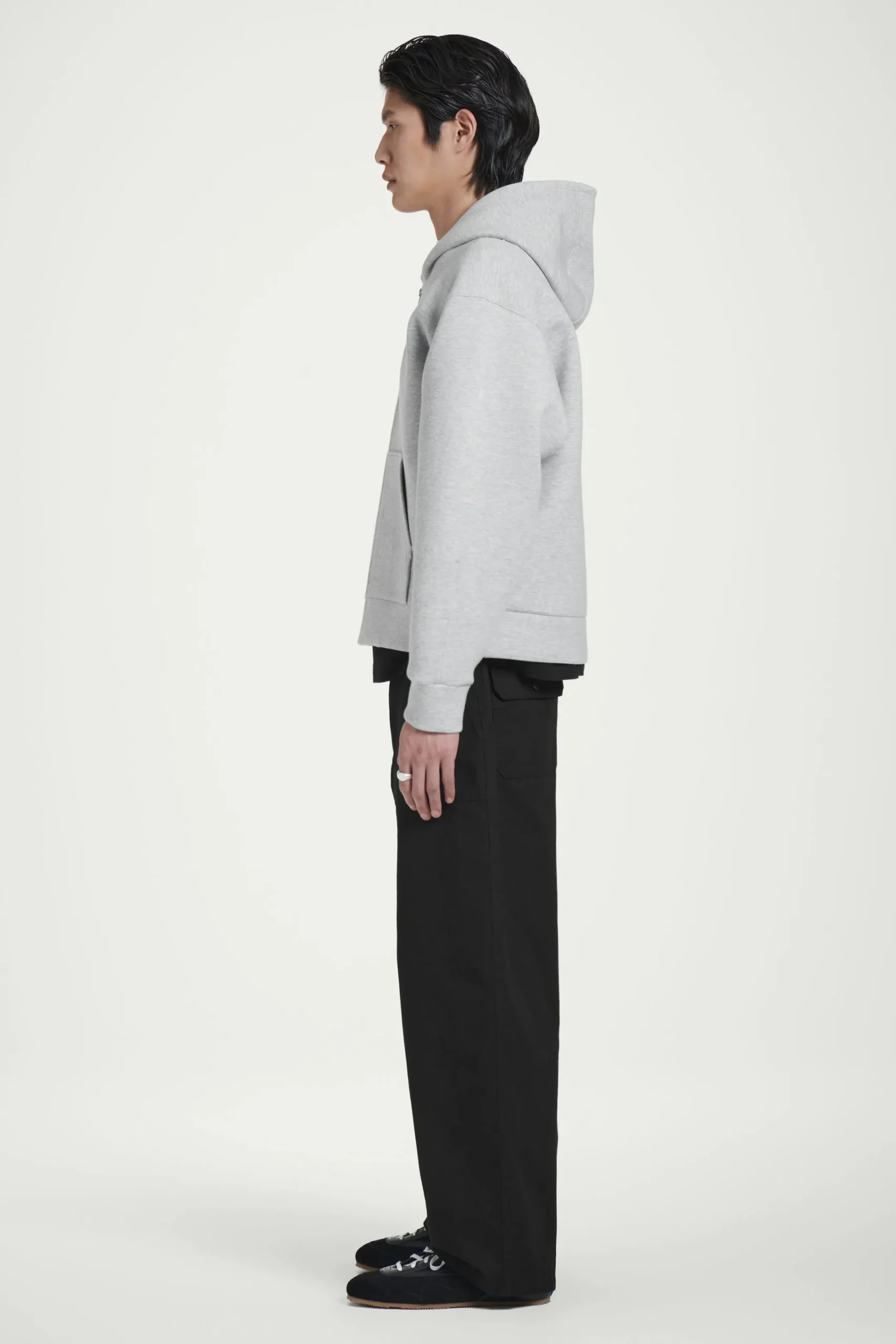 Herren COS Sweatshirts & Kapuzenpullover*OVERSIZED-KAPUZENJACKE AUS SCUBA-JERSEY