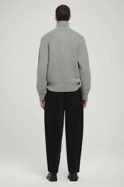 Herren COS Pullover | Strickmode*OVERSIZED-PULLOVER AUS ALPAKAWOLLE MIT STEHKRAGEN