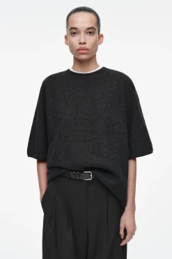 Damen COS Oberteile | Strickmode*OVERSIZED-T-SHIRT AUS GEKOCHTER MERINOWOLLE