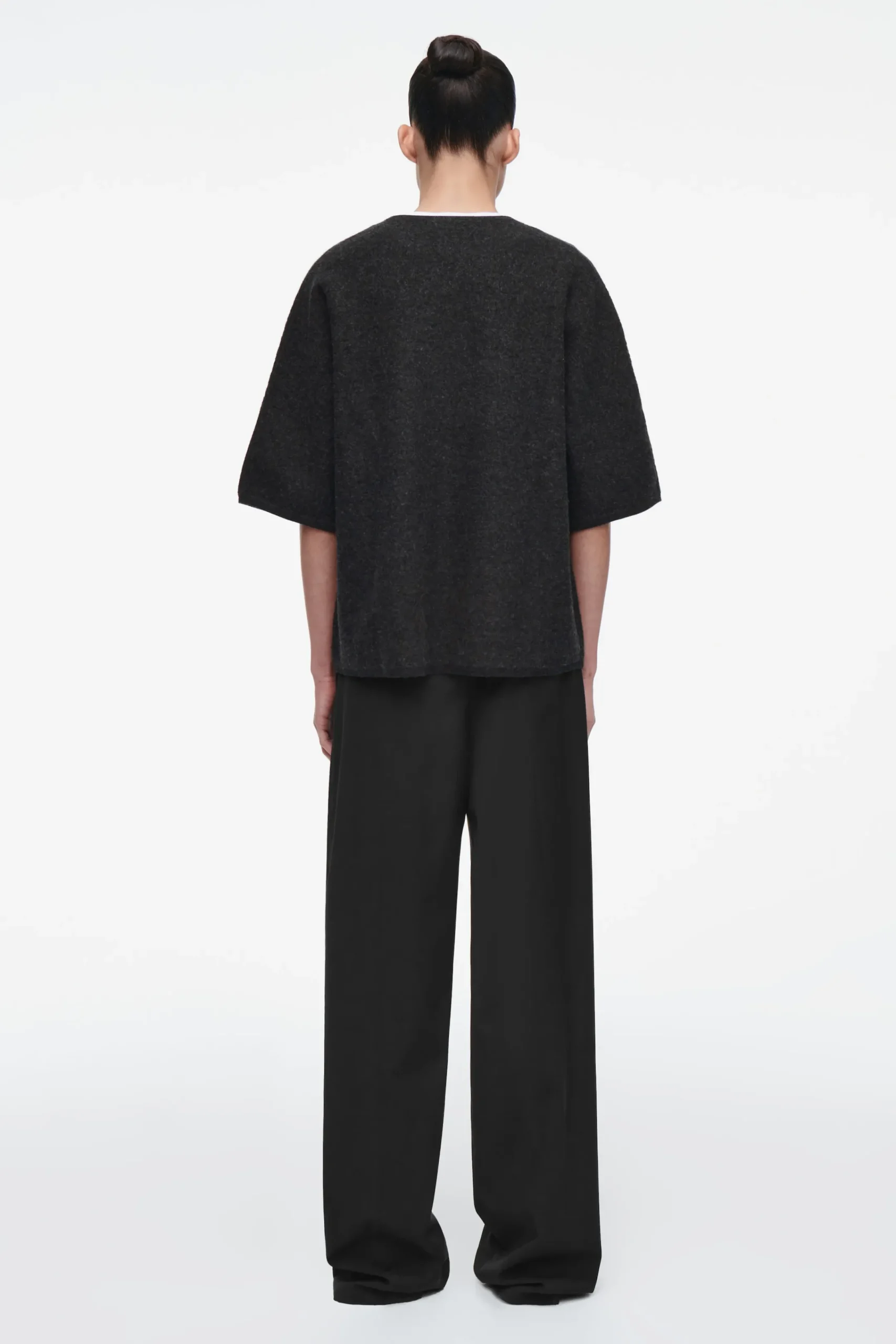 Damen COS Oberteile | Strickmode*OVERSIZED-T-SHIRT AUS GEKOCHTER MERINOWOLLE