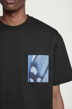 Herren COS T-Shirts & Tanktops*OVERSIZED-T-SHIRT MIT JACQUARD-AUFNÄHER